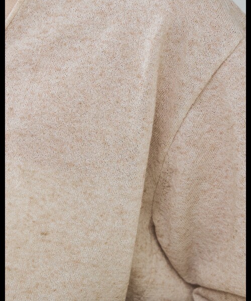 qualite（カリテ）の「シアーミックスカーディガン/春服/夏服/羽織り/オフィスカジュアル（カーディガン/ボレロ・レディース・ライトベージュ/グレー/グリーン・フリー）」の17枚目の写真