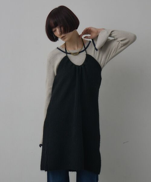 kivi（キヴィ）の「ホルターニットワンピース（ワンピース・レディース・チャコールグレー/ブラック/ブラウン・FREE）」の16枚目の写真