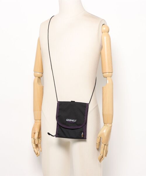 Gramicci（グラミチ）の「★GRAMICCI★CORDURA NECK POUCH（ショルダーバッグ・レディース・ブラック・FREE）」の5枚目の写真