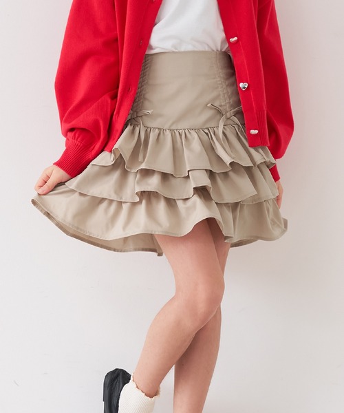キッズ ティアードミニスカート（スカート）｜coca（coca）（コカ）の