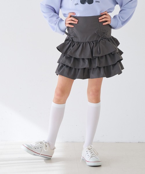 キッズ ティアードミニスカート（スカート）｜coca（coca）（コカ）の