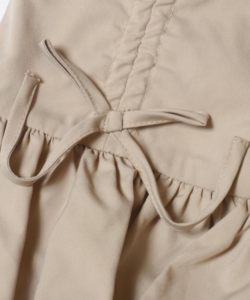 coca（coca）（コカ）の「キッズ　ティアードミニスカート（スカート・キッズ・チャコール/ベージュ・150/140/130/120）」の16枚目の写真