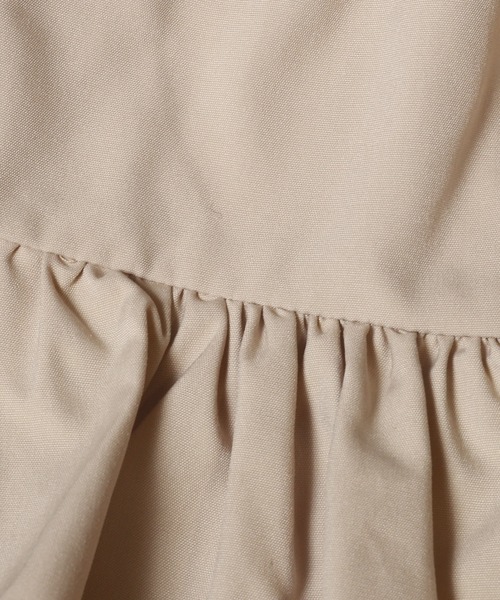 coca（coca）（コカ）の「キッズ　ティアードミニスカート（スカート・キッズ・チャコール/ベージュ・150/140/130/120）」の18枚目の写真