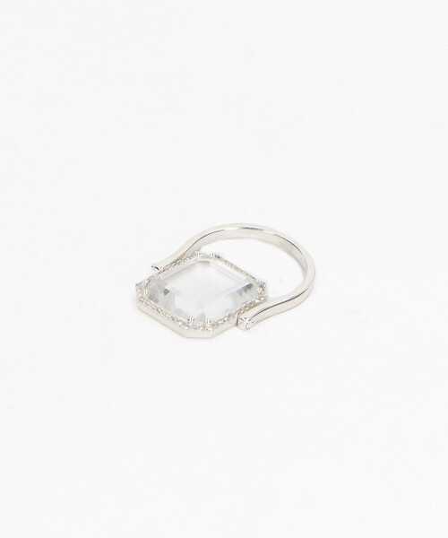 FREAK'S STORE（フリークスストア）の「MALUS/マリュス Rock crystal ring/ロック クリスタルリング（リング・レディース・シルバー・#6/11）」の2枚目の写真
