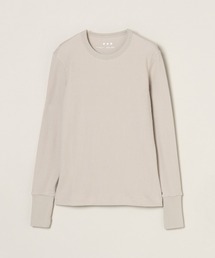 three dots（スリードッツ）の「スフレコットン ロングスリーブ（Tシャツ/カットソー）」