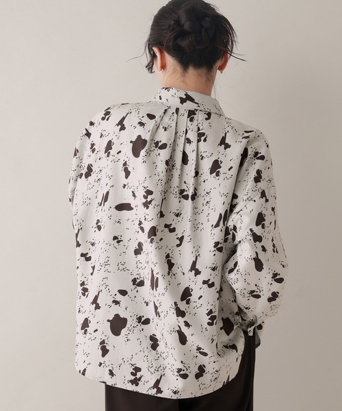 RAGEBLUE（レイジブルー）の「アニマル柄シャツ/セットアップ対応（シャツ/ブラウス・レディース・ブラウン系2・FREE）」の6枚目の写真