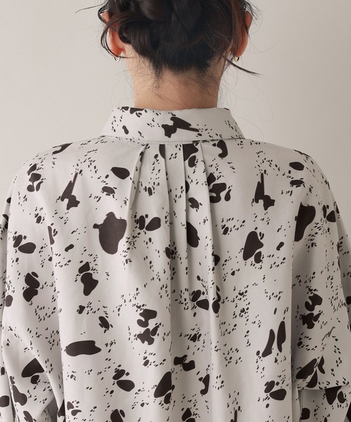 RAGEBLUE（レイジブルー）の「アニマル柄シャツ/セットアップ対応（シャツ/ブラウス・レディース・ブラウン系2・FREE）」の14枚目の写真