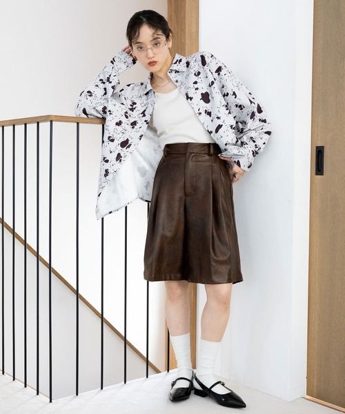 RAGEBLUE（レイジブルー）の「アニマル柄シャツ/セットアップ対応（シャツ/ブラウス・レディース・ブラウン系2・FREE）」の16枚目の写真