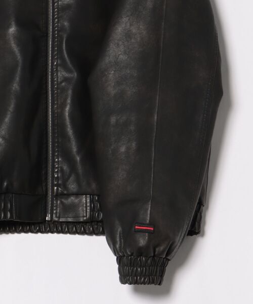 FUBU( フブ)の「FUBU フブ ブランド Faux Leather Hoodie / フェイクレザーパーカー PUレザー(セットアップ対応)(ブルゾン・メンズ・ブラック・M/L/XL/XXL)」の20枚目の写真
