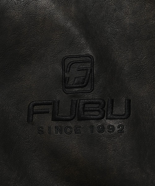FUBU( フブ)の「FUBU フブ ブランド Faux Leather Hoodie / フェイクレザーパーカー PUレザー(セットアップ対応)(ブルゾン・メンズ・ブラック・M/L/XL/XXL)」の18枚目の写真