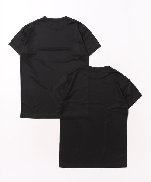 HANES(ヘインズ)の「【HANES/ヘインズ】MOVES 2P MESH CREW T KIDS'(Tシャツ/カットソー・キッズ・ホワイト/ブラック・130/140/150/160)」の3枚目の写真