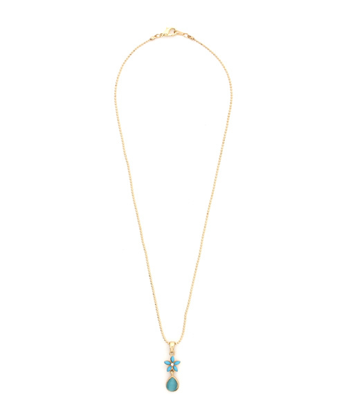 Kahiko（カヒコ）の「【Kahiko】プルメリアドロップネックレス（ネックレス・レディース・ターコイズブルー/ホワイト/ピンク・FREE）」の5枚目の写真