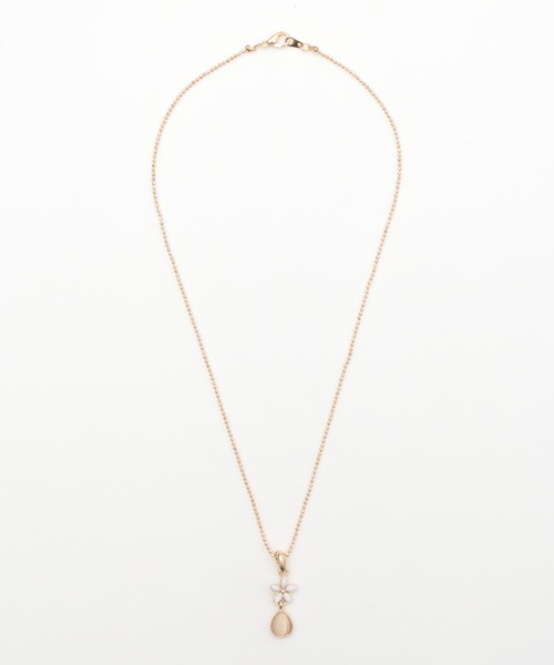 Kahiko（カヒコ）の「【Kahiko】プルメリアドロップネックレス（ネックレス・レディース・ターコイズブルー/ホワイト/ピンク・FREE）」の4枚目の写真