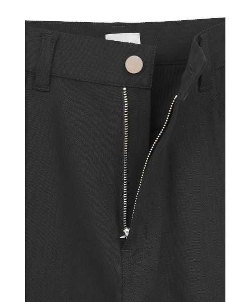 MANOF（マノフ）の「COTTON LACE DOCKING PANTS（デニムパンツ・レディース・ホワイト/ブラック・M/S）」の11枚目の写真