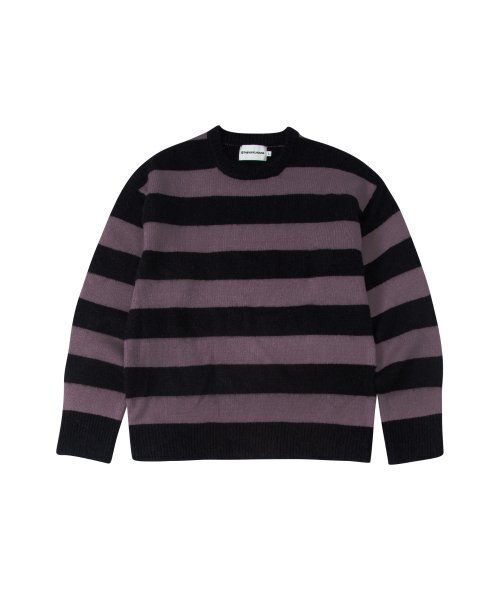 THEVINYLHOUSE（ザバイニルハウス）の「MOHAIR BOLD STRIPED SWEATER PURPLE (VH2DFUK603A)（ニット/セーター・メンズ・その他・S/M/L）」の2枚目の写真