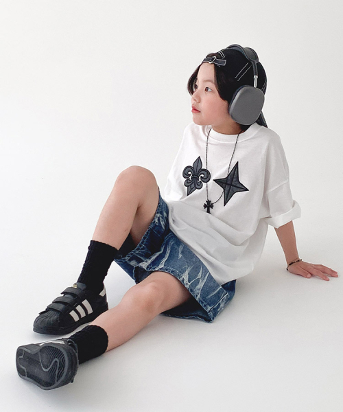 BERRYCLOSET(ベリークローゼット)の「タイダイウォッシュデニムパンツ(デニムパンツ・レディース・ブルー・11号/9号/13号/5号/17号/7号/15号)」の3枚目の写真