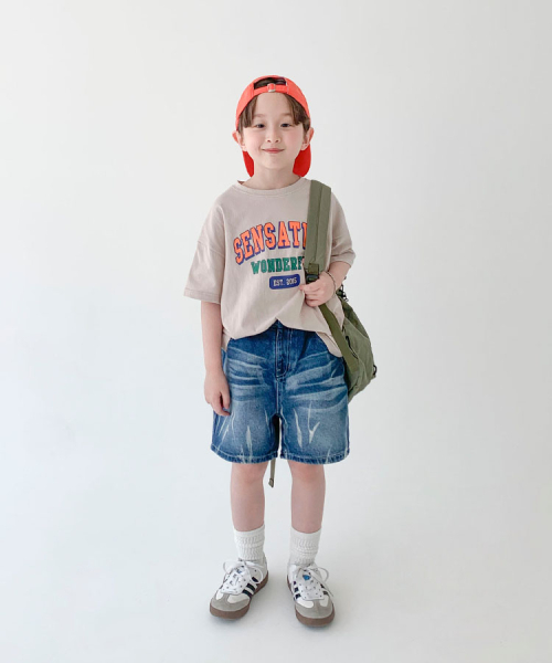 BERRYCLOSET(ベリークローゼット)の「タイダイウォッシュデニムパンツ(デニムパンツ・レディース・ブルー・11号/9号/13号/5号/17号/7号/15号)」の5枚目の写真