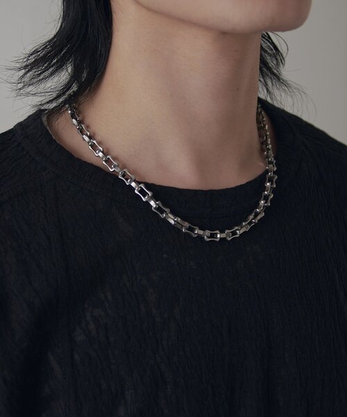 Lui's(ルイス)の「Ah Necklace 06 / ハードリンクネックレス(ネックレス・レディース・シルバー・FREE)」の18枚目の写真