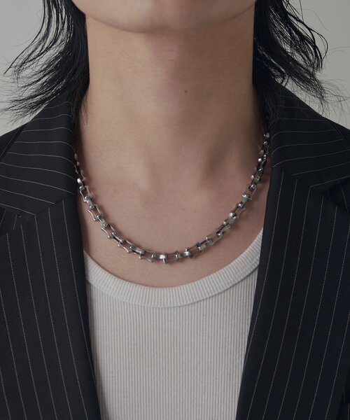 Lui's(ルイス)の「Ah Necklace 06 / ハードリンクネックレス(ネックレス・レディース・シルバー・FREE)」の19枚目の写真
