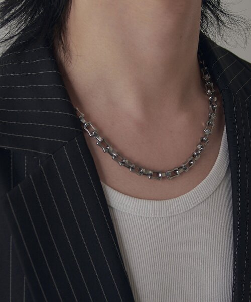 Lui's(ルイス)の「Ah Necklace 06 / ハードリンクネックレス(ネックレス・レディース・シルバー・FREE)」の20枚目の写真