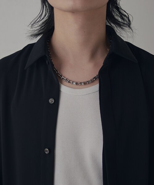 Lui's(ルイス)の「Ah Necklace 06 / ハードリンクネックレス(ネックレス・レディース・シルバー・FREE)」の22枚目の写真