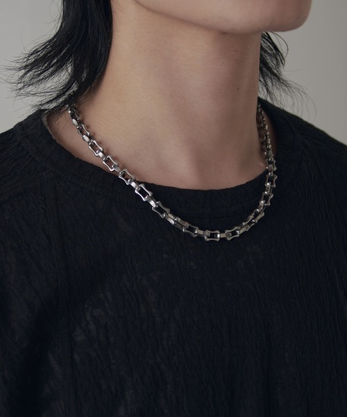 Lui's(ルイス)の「Ah Necklace 06 / ハードリンクネックレス(ネックレス・レディース・シルバー・FREE)」の7枚目の写真