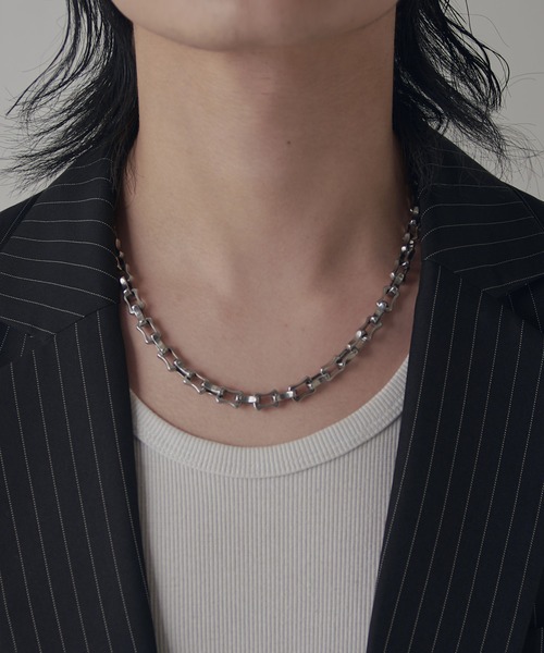 Lui's(ルイス)の「Ah Necklace 06 / ハードリンクネックレス(ネックレス・レディース・シルバー・FREE)」の8枚目の写真