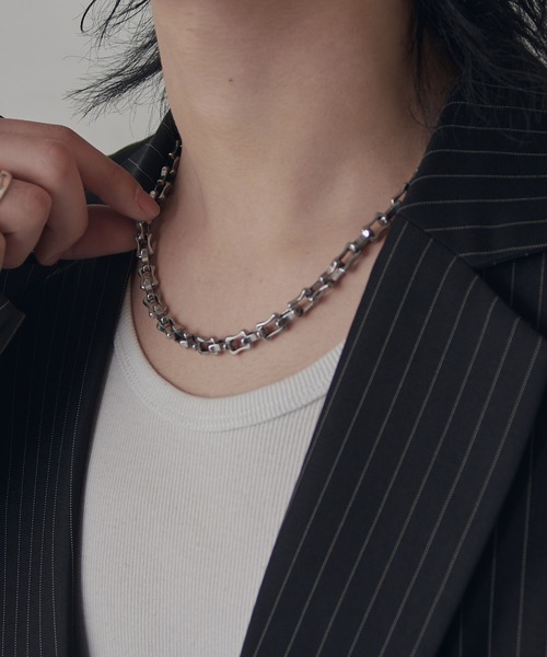 Lui's(ルイス)の「Ah Necklace 06 / ハードリンクネックレス(ネックレス・レディース・シルバー・FREE)」の10枚目の写真