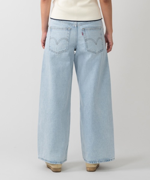 Levi's(リーバイス)の「Levi's/リーバイス 94 BAGGY WIDE LEG ジーンズ ライトインディゴ(デニムパンツ・レディース・ライトインディゴブルー・24inch/23inch/25inch/26inch/27inch/28inch)」の3枚目の写真