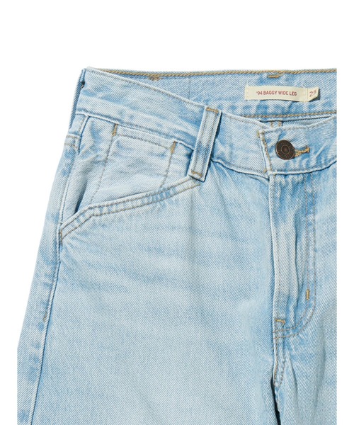 Levi's(リーバイス)の「Levi's/リーバイス 94 BAGGY WIDE LEG ジーンズ ライトインディゴ(デニムパンツ・レディース・ライトインディゴブルー・24inch/23inch/25inch/26inch/27inch/28inch)」の10枚目の写真
