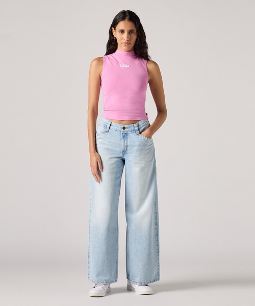 Levi's(リーバイス)の「Levi's/リーバイス 94 BAGGY WIDE LEG ジーンズ ライトインディゴ(デニムパンツ・レディース・ライトインディゴブルー・24inch/23inch/25inch/26inch/27inch/28inch)」の13枚目の写真