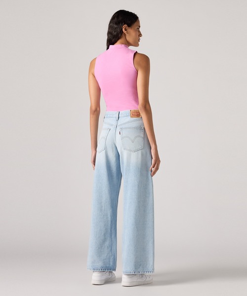 Levi's(リーバイス)の「Levi's/リーバイス 94 BAGGY WIDE LEG ジーンズ ライトインディゴ(デニムパンツ・レディース・ライトインディゴブルー・24inch/23inch/25inch/26inch/27inch/28inch)」の15枚目の写真
