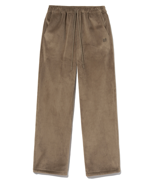 W TAG CORDUROY STRING PANTS - BROWN