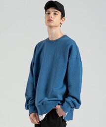 SECONDMONO（セカンドモノローグ）の「エスエムシオシエルK.オーバーサイズスウェットシャツディープブルー（スウェット）」