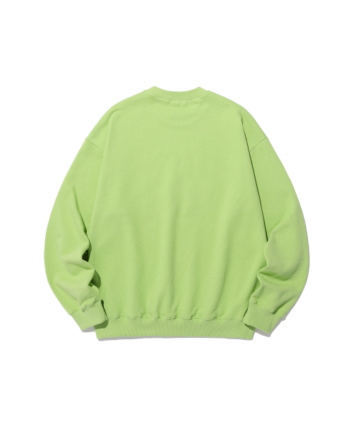 NICE GHOST CLUB(ナイスゴーストクラブ)の「GUMMY BEAR & LOGO SWEATSHIRTS_GREEN(NG2DSUM440A)(スウェット・レディース・グリーン・L/XL/S/M)」の2枚目の写真