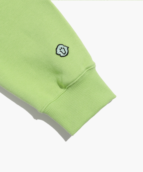 NICE GHOST CLUB(ナイスゴーストクラブ)の「GUMMY BEAR & LOGO SWEATSHIRTS_GREEN(NG2DSUM440A)(スウェット・レディース・グリーン・L/XL/S/M)」の5枚目の写真
