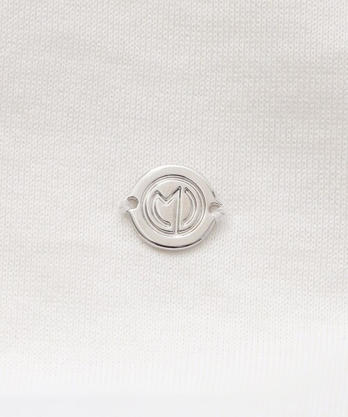 MACKINTOSH PHILOSOPHY（ﾏｯｷﾝﾄｯｼｭ ﾌｨﾛｿﾌｨｰ）の「【LEE4月号/蛯原友里さん着用】ラウンドヘムシルケットカットソー（Tシャツ/カットソー・レディース・オフホワイト/ネイビー・38）」の6枚目の写真