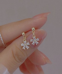 YU-KA:フラワーミニピアス flower mini pierce