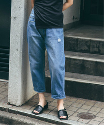 Bonum（ボナム）の「《追加2》テーパードデニム5ポケットパンツ（デニムパンツ）」