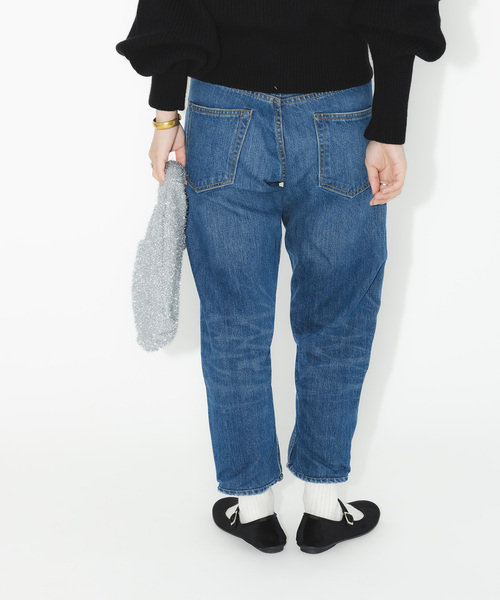 Bonum(ボナム)の「《追加2》テーパードデニム5ポケットパンツ(デニムパンツ・レディース・コバルトブルー/ネイビー・26/32/30/28)」の20枚目の写真