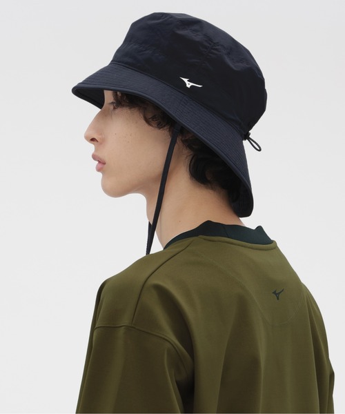 MARGARET HOWELL（マーガレットハウエル）の「WATER REPELENT NYLON POPLIN（ハット・レディース・ネイビー/カーキ・FREE）」の7枚目の写真