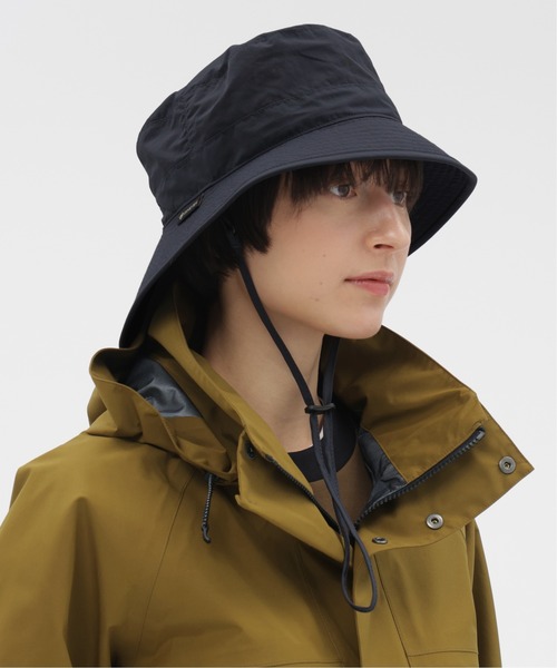 MARGARET HOWELL（マーガレットハウエル）の「WATER REPELENT NYLON POPLIN（ハット・レディース・ネイビー/カーキ・FREE）」の9枚目の写真