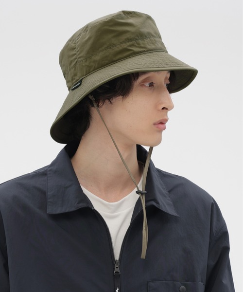 MARGARET HOWELL（マーガレットハウエル）の「WATER REPELENT NYLON POPLIN（ハット・レディース・ネイビー/カーキ・FREE）」の13枚目の写真