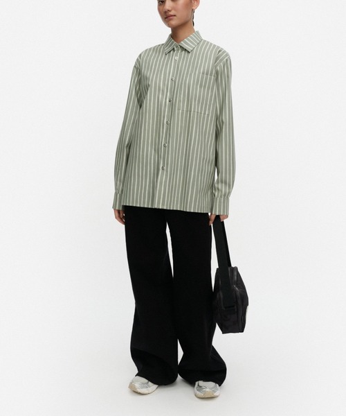 marimekko（マリメッコ）の「【kioski】 Piccolo / Jokapoika  shirt（シャツ/ブラウス・レディース・ライトピンク/ブラック/ライトグリーン/レッド/ネイビー・X-SMALL/SMALL/MEDIUM/LARGE/X-LARGE）」の6枚目の写真