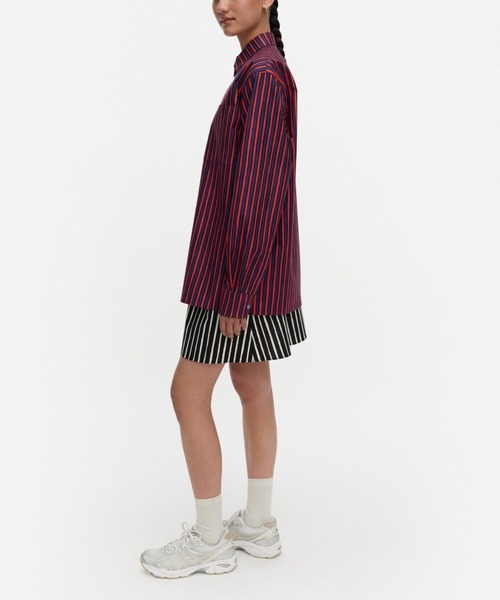 marimekko（マリメッコ）の「【kioski】 Piccolo / Jokapoika  shirt（シャツ/ブラウス・レディース・ライトピンク/ブラック/ライトグリーン/レッド/ネイビー・X-SMALL/SMALL/MEDIUM/LARGE/X-LARGE）」の10枚目の写真