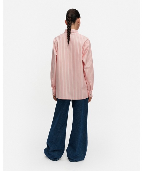 marimekko（マリメッコ）の「【kioski】 Piccolo / Jokapoika  shirt（シャツ/ブラウス・レディース・ライトピンク/ブラック/ライトグリーン/レッド/ネイビー・X-SMALL/SMALL/MEDIUM/LARGE/X-LARGE）」の18枚目の写真