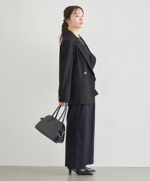 U by SPICK&SPAN（ユーバイスピックアンドスパン）の「ダブルボタンジャケット（テーラードジャケット・レディース・ブラウン/ブラック・38/36）」の20枚目の写真