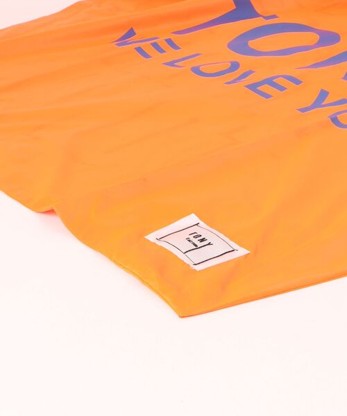 TonyTaizsun（トニータイズサン）の「【TonyTaizsun/トニータイズサン】Tony便利 Bag (特大+極小セット)　ビッグトート　ランドリー　ショッピング（ショルダーバッグ・メンズ・オレンジ/ホワイト・FREE）」の6枚目の写真