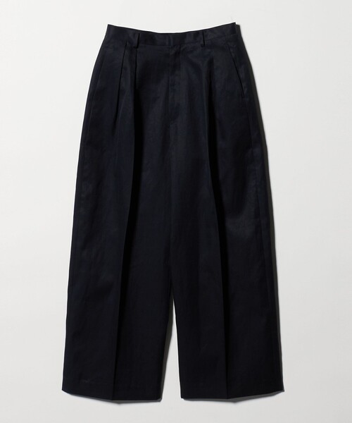 6（ロク）の「＜6(ROKU)＞コットン ビッグ パンツ（その他パンツ・レディース・ネイビー・36/38/34）」の10枚目の写真