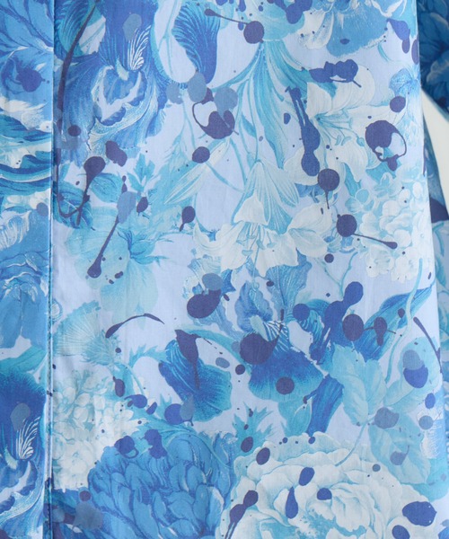 KATHARINE ROSS（キャサリンロス）の「【KATHARINE ROSS】【MADE IN JAPAN/洗濯機洗い可】LIBERTY PUNKPOSYプリントブラウス（シャツ/ブラウス・レディース・ブルー/ピンク/イエロー・FREE）」の9枚目の写真